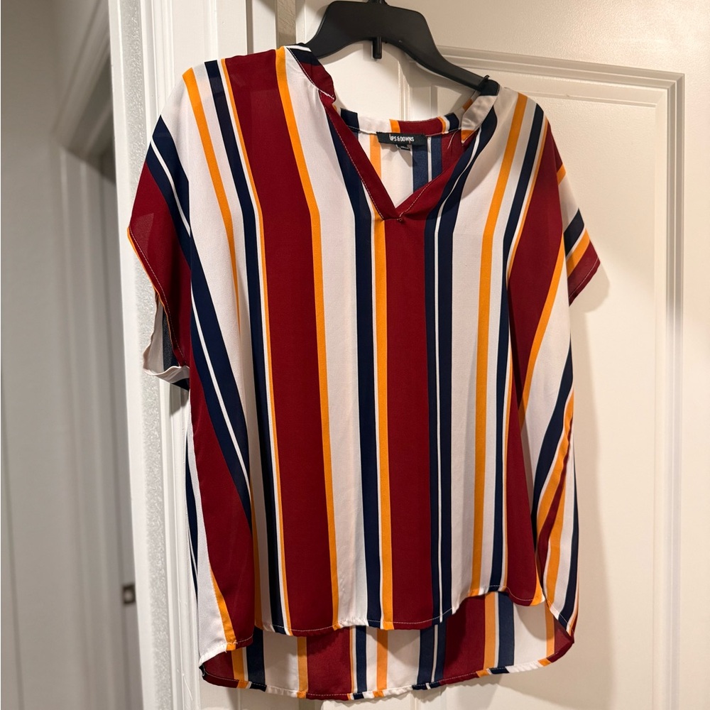 Women's Striped Multicolor Top